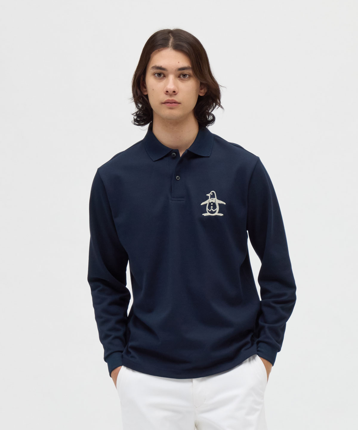 Munsingwear(ings) マンシングウェア Munsingwear 10 YEARS LONG SLEEV ネイビー LL Munsingwear(ings) マンシングウェア Munsingwear 10 YEARS LONG SLEEV ネイビー LL
