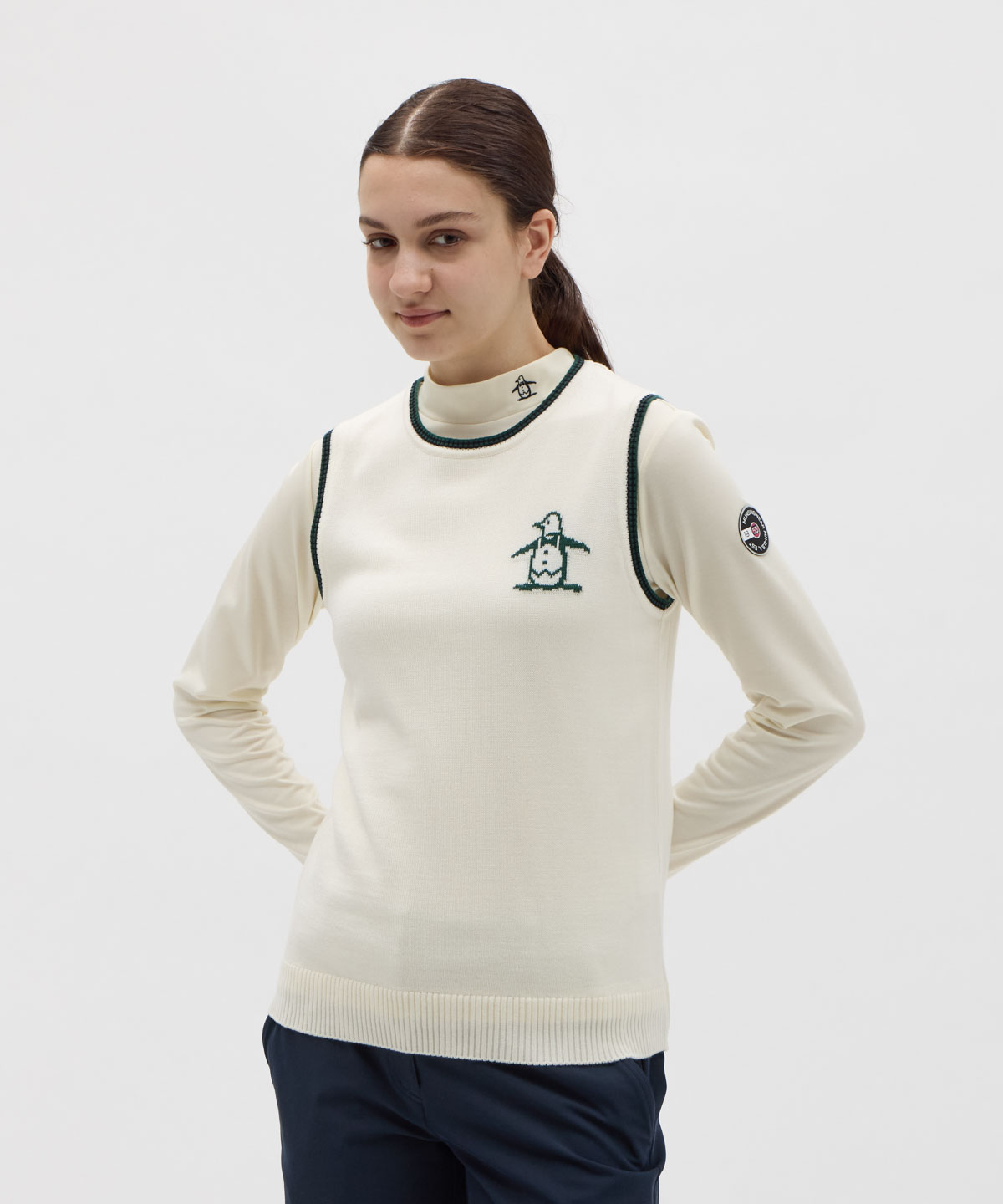 Munsingwear - 85’阪神タイガース 日本一限定MUNSINGWEAR ベスト マンシングウェア Munsingwear ペンギン柄インターシャニット