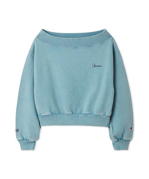 FRAYI. D 【FRAY I. D|Champion】オフショルスウェット BLU F FRAYI. D 【FRAY I. D|Champion】オフショルスウェット BLU F