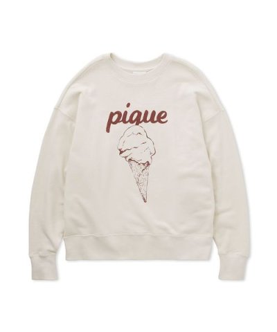【UNISEX】裏毛ワンポイントプルオーバー