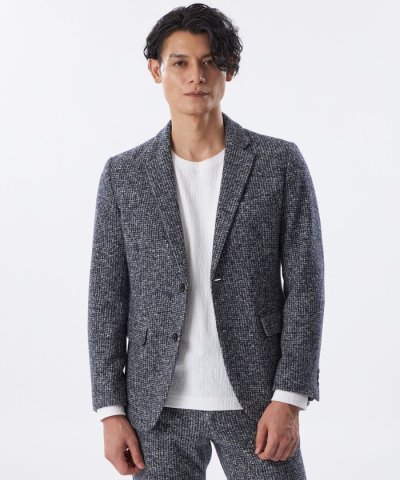 【PRIMA COLLECTION】【セットアップ対応】ミックスパターンジャケッ