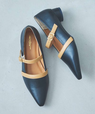 【販売店舗限定】ツートンベルトパンプス