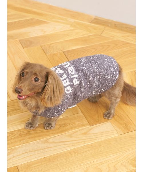 GELATOPIQUECAT & DOG 【CAT & DOG】【販路限定商品】ベビモコネップdogプルオーバー NVY M GELATOPIQUECAT & DOG 【CAT & DOG】【販路限定商品】ベビモコネップdogプルオーバー NVY M
