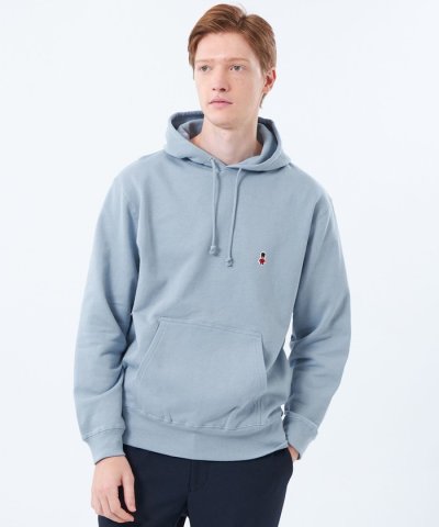 【WEB&一部店舗限定】バッキンガムベア 10オンス裏パイル ワンポイントフーデ