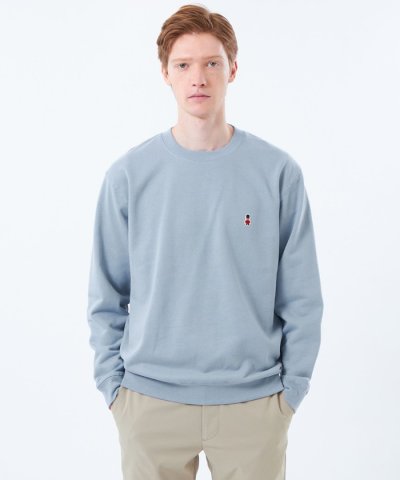 【WEB&一部店舗限定】バッキンガムベア 10オンス裏パイル ワンポイントクルー