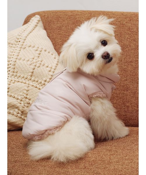 GELATOPIQUECAT & DOG 【CAT & DOG】中綿ベスト PNK S GELATOPIQUECAT & DOG 【CAT & DOG】中綿ベスト PNK S