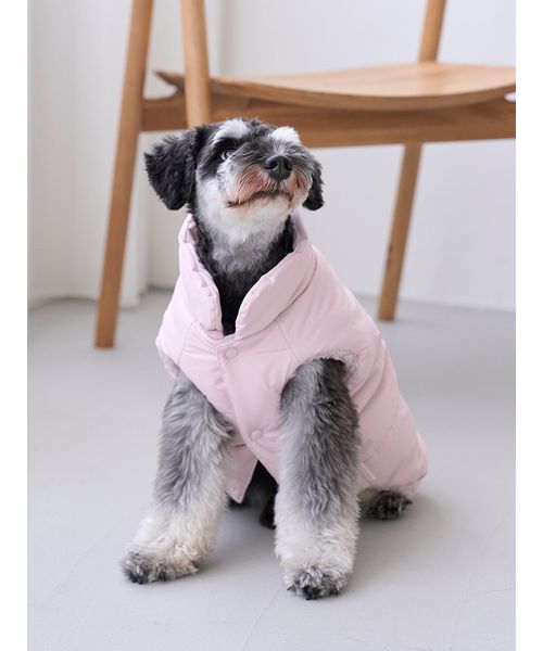 GELATOPIQUECAT & DOG 【CAT & DOG】XL・XXLサイズ中綿ベスト PNK XL GELATOPIQUECAT & DOG 【CAT & DOG】XL・XXLサイズ中綿ベスト PNK XL