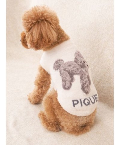 【CAT&DOG】スムーズィートイプードル柄ジャガードプルオーバー