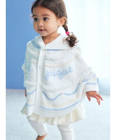 【BABY】エアリーモコホイップケーキポンチョ