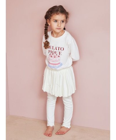 【KIDS】ホイップクリームスカートレギンス