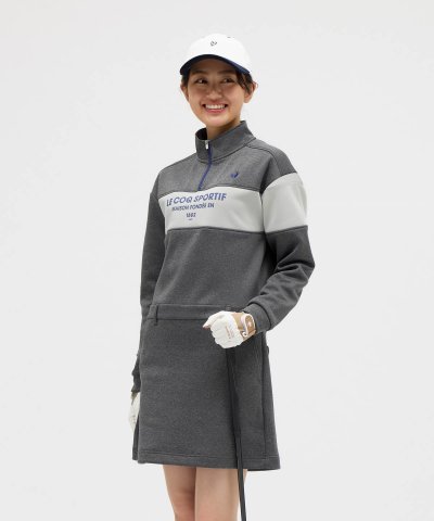 ルコックスポルティフ ゴルフ le coq sportif golf ハーフジッ