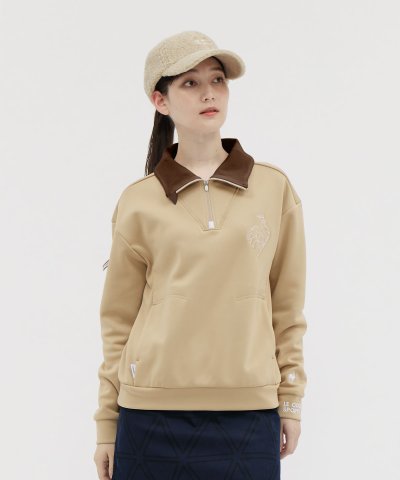 ルコックスポルティフ ゴルフ le coq sportif golf ハーフジッ