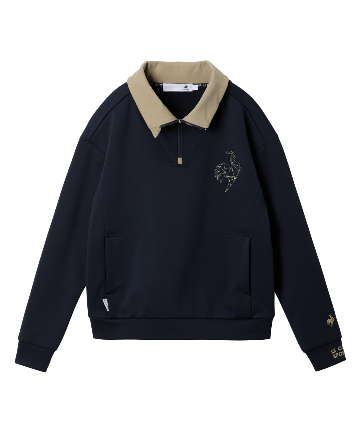 lecoqsportifgolf ルコックスポルティフ ゴルフ le coq sportif golf ハーフジッ ネイビー M lecoqsportifgolf ルコックスポルティフ ゴルフ le coq sportif golf ハーフジッ ネイビー M