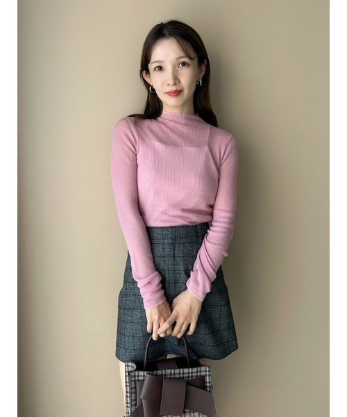 【美品 】FRAY I.D 定価2,4万　ニットフーディー　ピンク フォックス ピンク系｜ニット・セーター｜FRAY I.D(フレイ アイディー)｜阪急