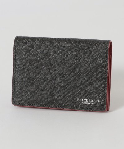 バイカラークレストブリッジチェックカードケース