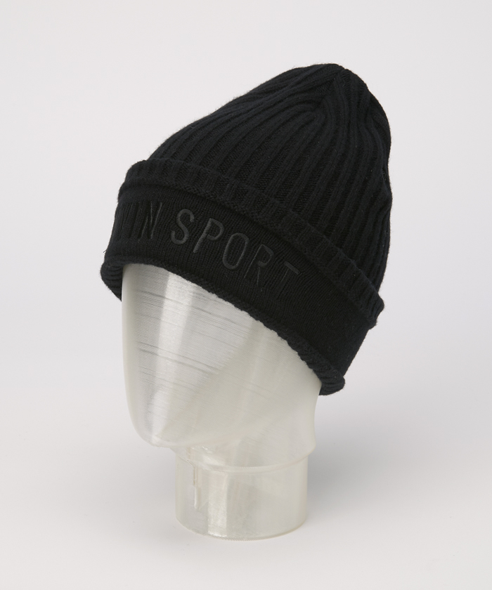 LANVINSPORT ランバン スポール LANVIN SPORT ロゴデザインウールワッチ ブラック F LANVINSPORT ランバン スポール LANVIN SPORT ロゴデザインウールワッチ ブラック F