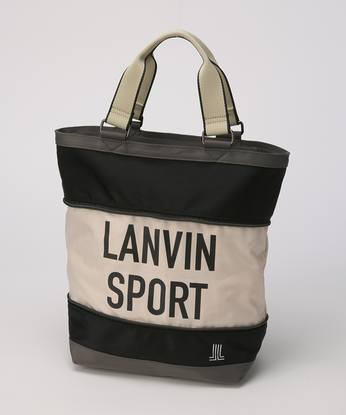 LANVINSPORT ランバン スポール LANVIN SPORT 2WAYカートバッグ【サイズ調整可 ブラック F LANVINSPORT ランバン スポール LANVIN SPORT 2WAYカートバッグ【サイズ調整可 ブラック F