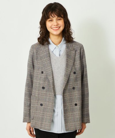 GREY LABEL グレンチェックブレザー