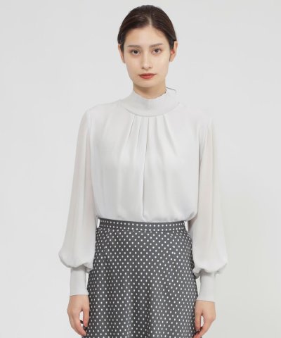 【Nikkei magazine掲載】【ウォッシャブル】ジョーゼットコンビ　プル