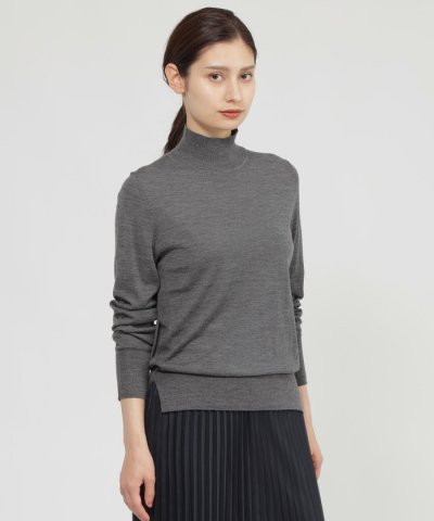 【eclat掲載】【ウォッシャブル】ファインメリノウール　プルオーバー