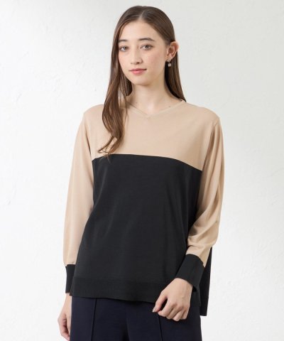 バルキーレーヨンチュニックニット