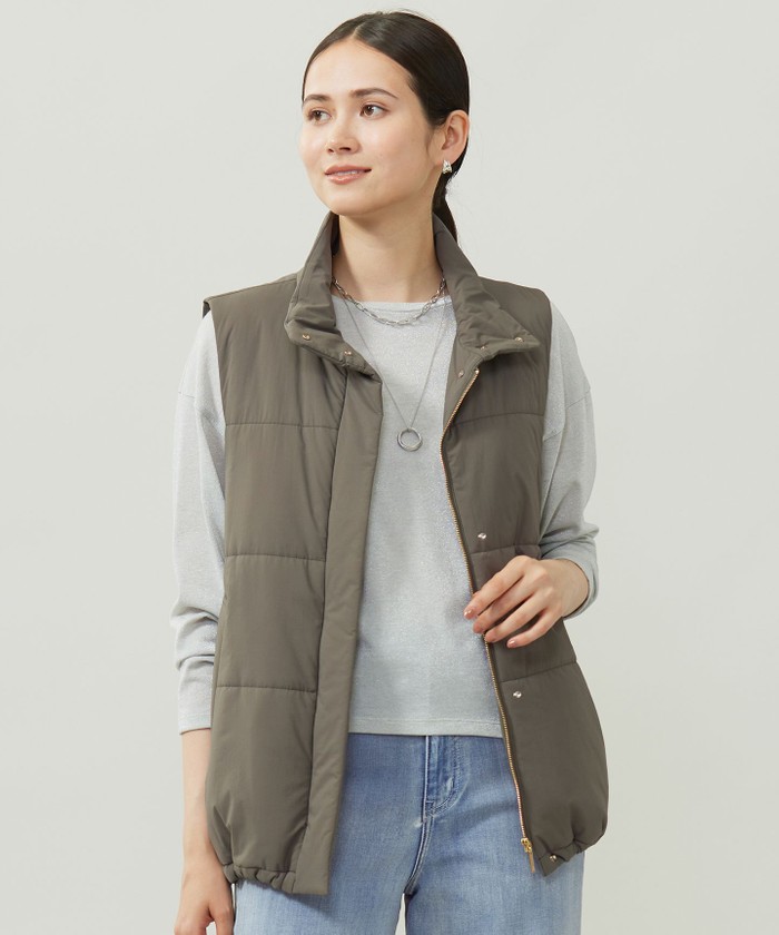 グリーン系｜ジレ・ベスト｜自由区 (Lサイズ)(ジユウクエル)｜阪急