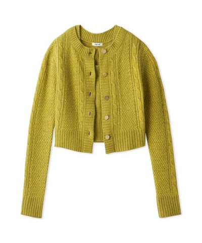 ラクーンケーブルニットアンサンブル