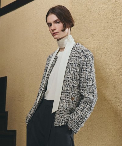 【Nikkei magazine/eclat掲載】チェーンツィード　ジャケット