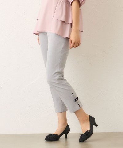 ウールライク スリムパンツ