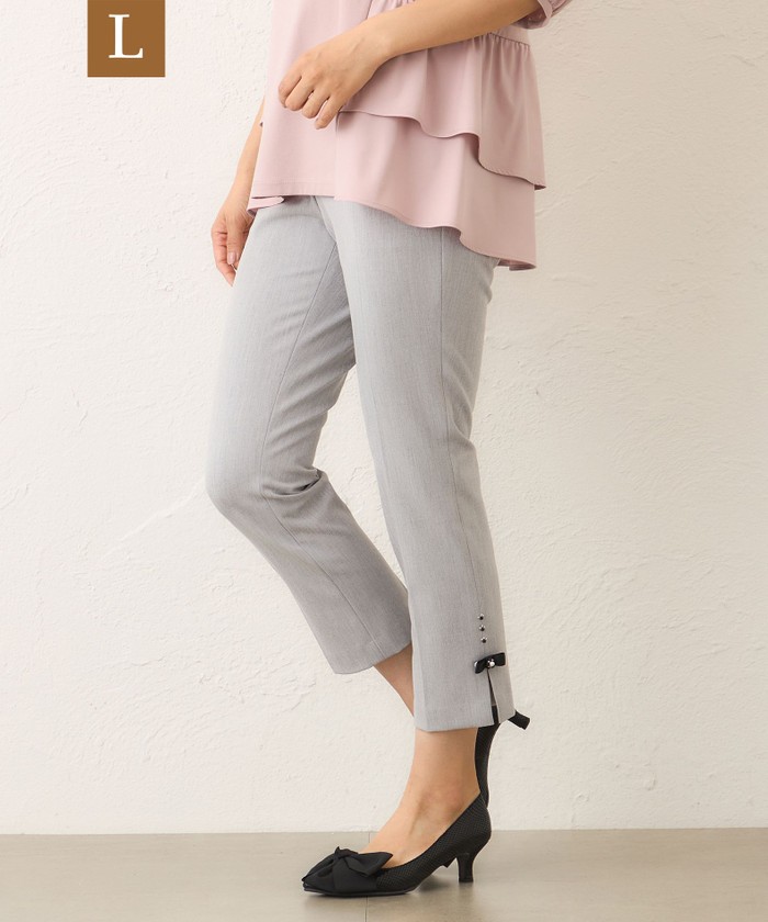 【新品】TO BE CHIC     ウール ニットセーター グレー40 グレー系 TO BE CHIC (Women)のニット・セーター | レディース
