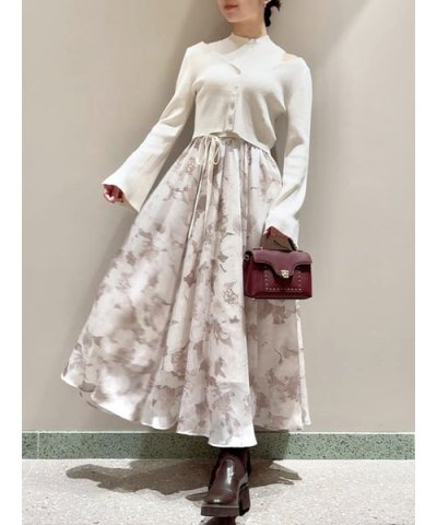 ノースリニットドッキングワンピース