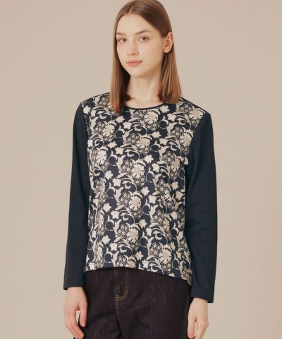 【一部予約販売】【BIBURY FLOWER】オータムバイブリーコンビプルオーバ