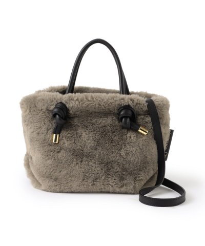 【VIOLAd'ORO】エコファーハンドバッグ《WEB＆EPOCA THE SH