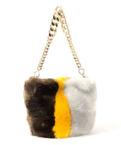 【a point etc】マルチカラーエコファーバッグ《WEB＆EPOCA TH