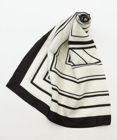 BOXストライプパターンスカーフ