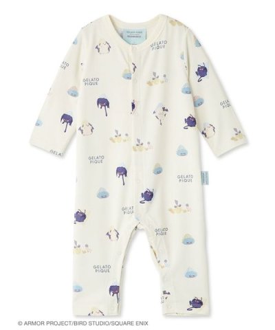 【ドラゴンクエスト】【ベビー】アソートモンスター総柄ロンパース