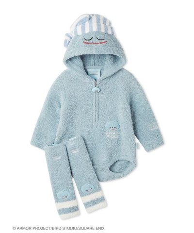 【ドラゴンクエスト】【ベビー】パウダースライムロンパース&レッグウォーマーセット