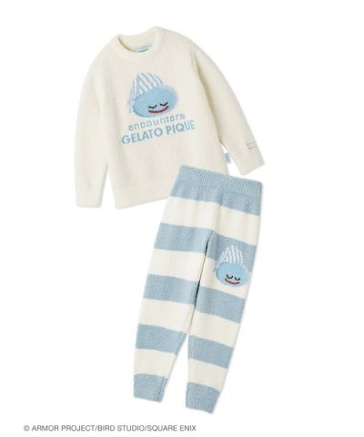 【ドラゴンクエスト】【キッズ】ベビモコプルオーバー&ボーダーロングパンツセット