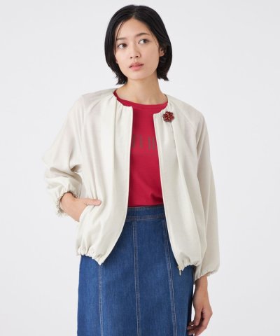 【ウォッシャブル】シアータンブラーブルゾン