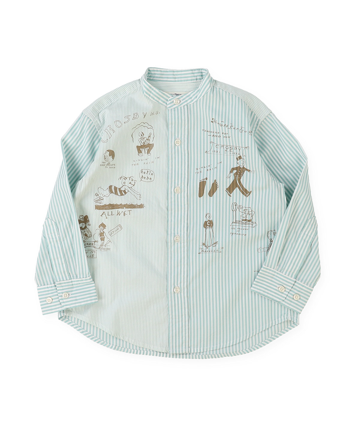 DENIMDUNGAREE デニムダンガリー DENIM DUNGAREE London Striped B グリーン 1(Ladies-M)/M DENIMDUNGAREE デニムダンガリー DENIM DUNGAREE London Striped B グリーン 1(Ladies-M)/M