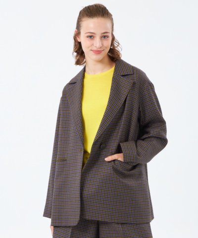 【Tifty（ティフティ）】 チェックツイード