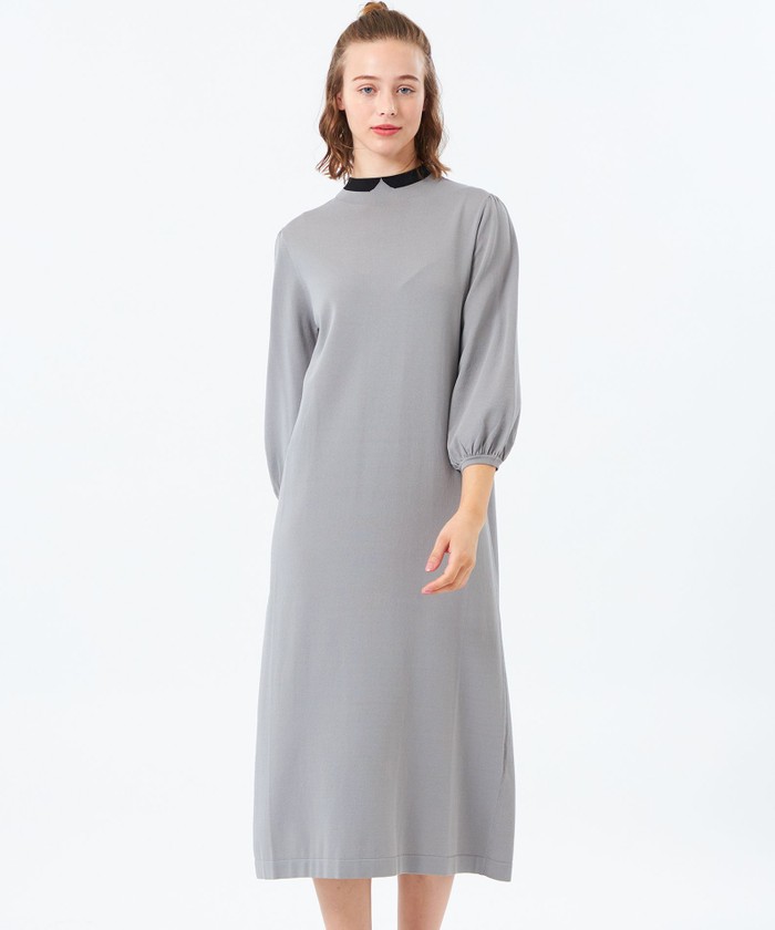 【未使用級】MACKINTOSH　PHILOSOPHY　プリーツ　ワンピース グレー系｜ワンピース・ドレス｜MACKINTOSH PHILOSOPHY