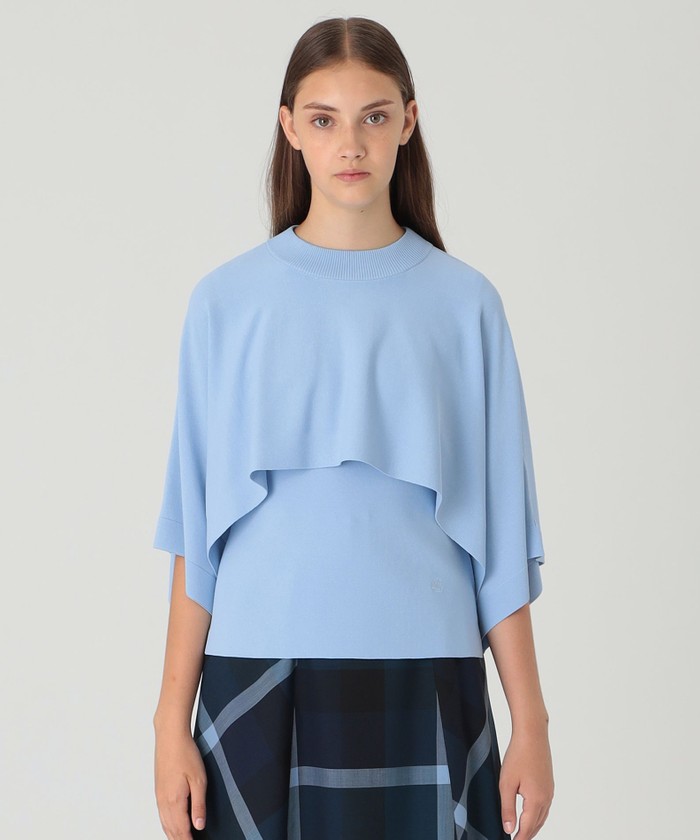 【BLUE LABEL CRESTBRIDGE】ブルーレーベル ニット ブルーレーベルクレストブリッジ BLUE LABEL CRESTBRIDGE 両畦ニット