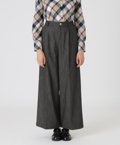 ハイウエストワイドパンツ