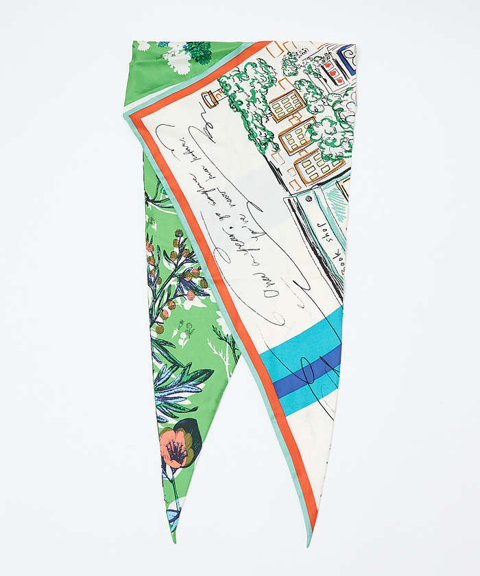 【新品】manipuri マニプリ　ダイヤ型　スカーフ manipuri マニプリ スカーフ シルク ダイヤ型 日本製 正規品