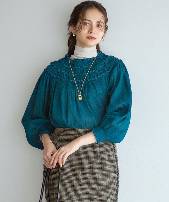 ブルー系｜シャツ・ブラウス｜23区(ニジュウサンク)｜阪急百貨店公式