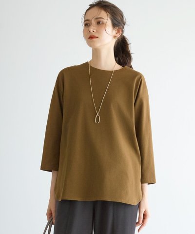 【SLOW/一部店舗限定】MVSコットン チュニック シンプルTEE