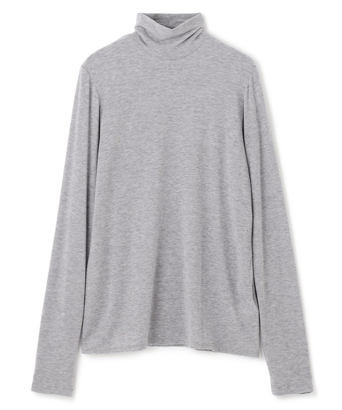 UNCRAVE 【マシンウォッシャブル】リヨセルカシミヤベア タートルトップス グレー 2 UNCRAVE 【マシンウォッシャブル】リヨセルカシミヤベア タートルトップス グレー 2