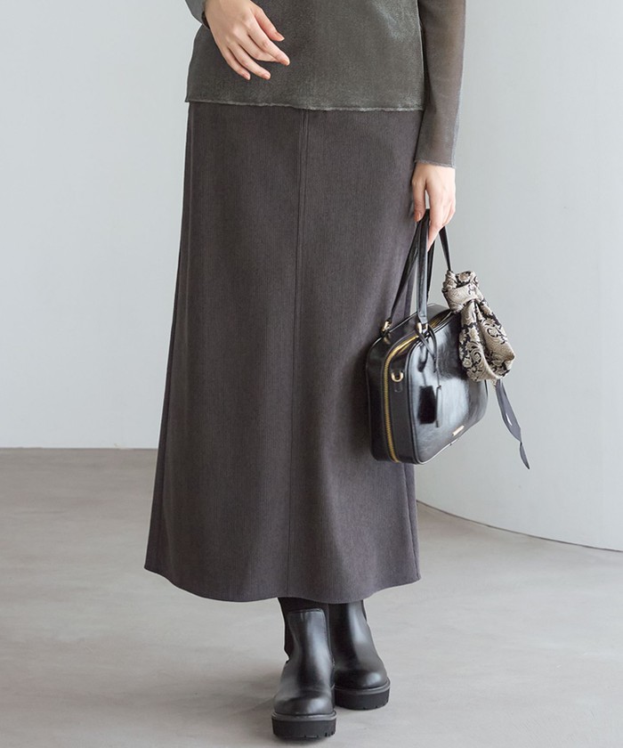 グレー系｜Aラインスカート｜23区 (Lサイズ)(ニジュウサンク Lサイズ