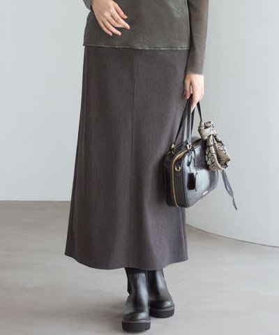 【SLOW/一部店舗限定】ソフトコーデュロイ マーメイド スカート
